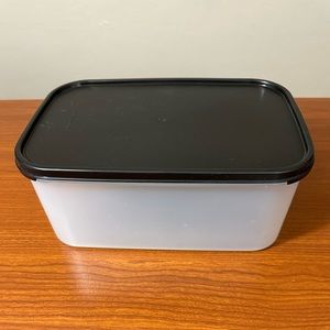 New Tupperware MODULAR MATES® RECTANGULAR 2 (BLACK) Container